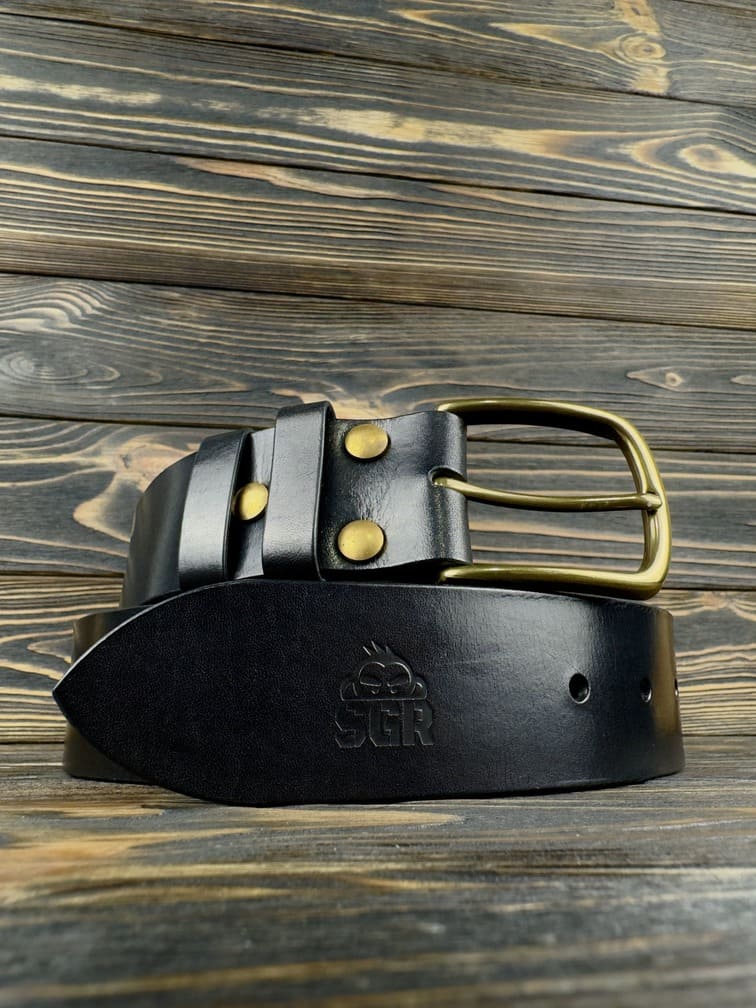 Чоловічий шкіряний ремінь Classic Belt Black - зображення 3 (Чоловічий кожаный ремінь Classic Belt Black - изображение 3)