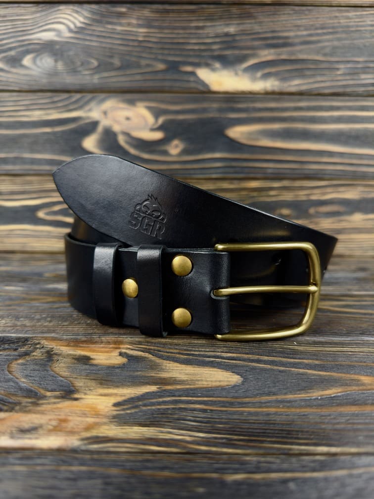 Чоловічий шкіряний ремінь Classic Belt Black - зображення 4 (Чоловічий кожаный ремінь Classic Belt Black - изображение 4)