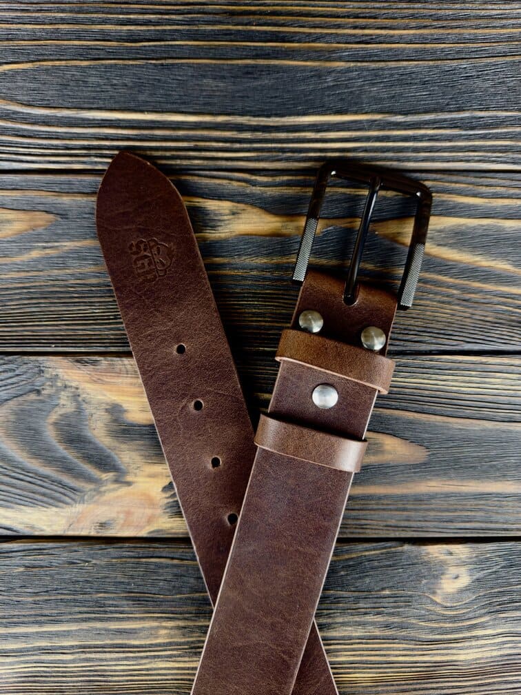 Чоловічий шкіряний ремінь Classic Belt Brown - зображення 5 (Чоловічий кожаный ремінь Classic Belt Brown - изображение 5)