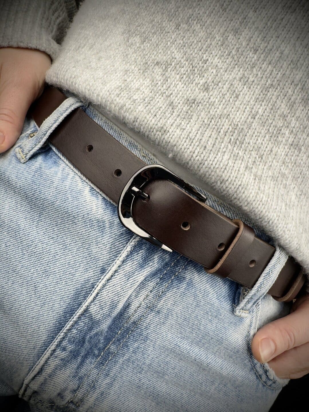 Жіночий шкіряний ремінь Charm Waist Belt - головне зображення (Жіночий кожаный ремінь Charm Waist Belt - головне изображение)