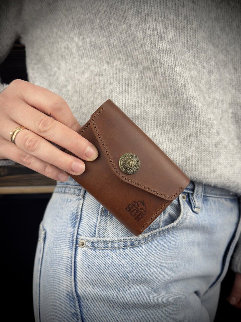 Шкіряний кардхолдер Pocket Craft - головне зображення (кожаный кардхолдер Pocket Craft - головне изображение)