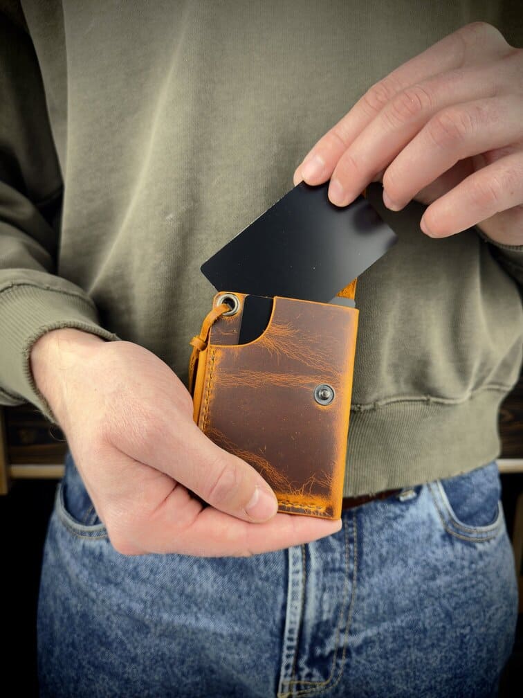 Шкіряний кардхолдер Slim Cardholder - зображення 6 (кожаный кардхолдер Slim Cardholder - изображение 6)