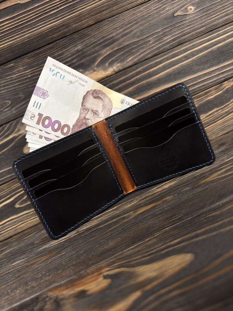 Шкіряне портмоне Hard Brown Wallet - головне зображення (Шкіряне портмоне Hard Brown Wallet - головне изображение)