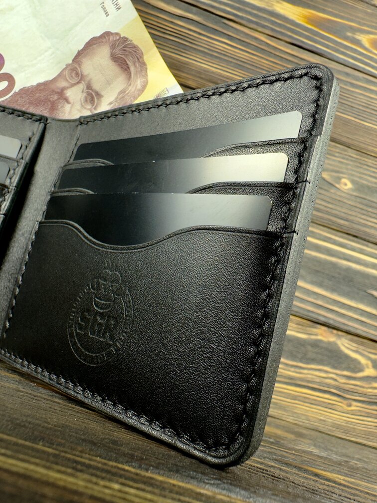 Шкіряне портмоне Soft Black Wallet - зображення 4 (Шкіряне портмоне Soft Black Wallet - изображение 4)