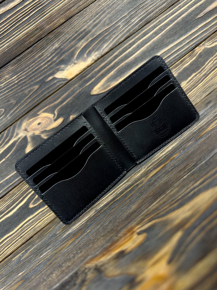 Шкіряне портмоне Soft Black Wallet - головне зображення (Шкіряне портмоне Soft Black Wallet - головне изображение)